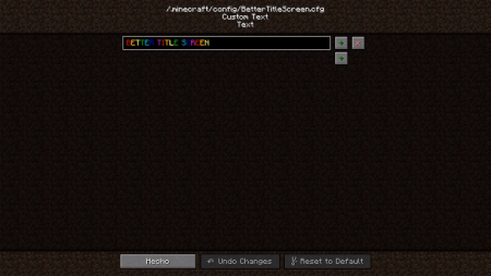  Better Title Screen  Minecraft 1.12.1