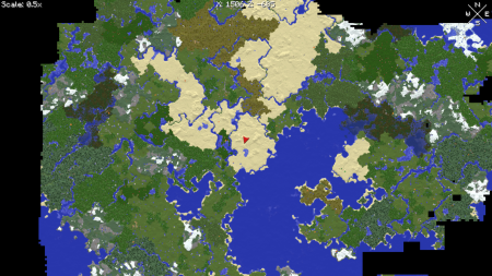  World Map  Minecraft 1.11.2