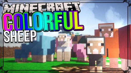  Colorful Sheep  Minecraft 1.12