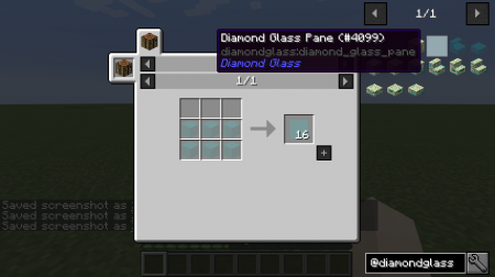  Diamond Glass  Minecraft 1.12.2