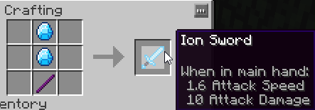  Ion Items  Minecraft 1.11.2