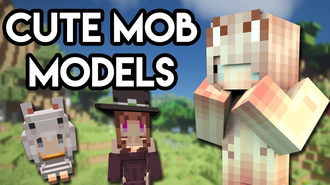 Скачать Cute Mob Models Remake для Minecraft 1.10.2.