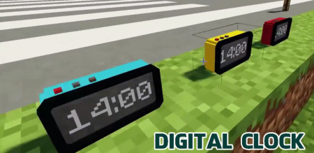  Digital Clock  Minecraft 1.12