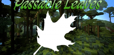  Passable Leaves  Minecraft 1.11.2