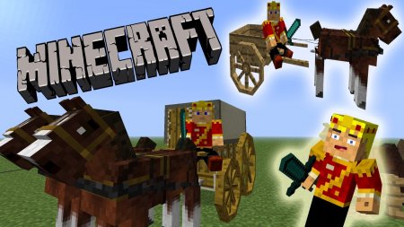  Horse Carts  Minecraft 1.11.2