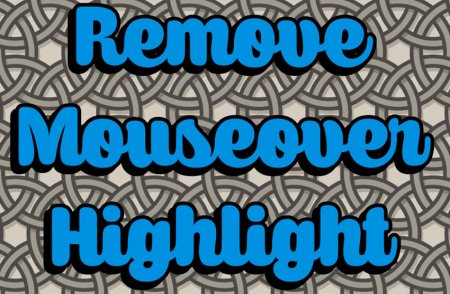  Remove Mouseover Highlight  Minecraft 1.12