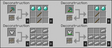  Deconstruction Table  Minecraft 1.10.2