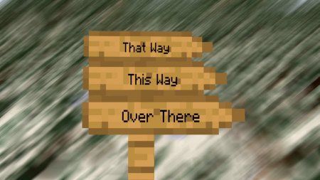  Signpost  Minecraft 1.11.2