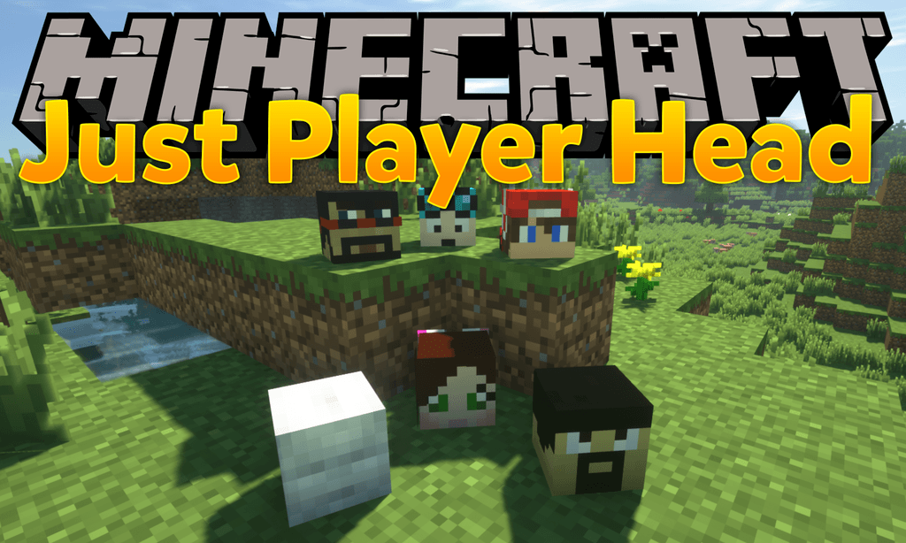 Players heads id minecraft. Мод на головы игроков. Мод just. Мод на головы игроков в майнкрафт 1.12.2. Проигрыватель майнкрафт голова.