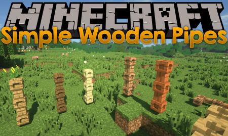  Simple Wooden Pipes  Minecraft 1.12