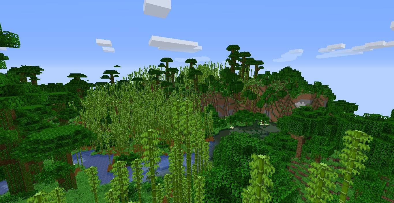 Minecraft типы миров. Майнкрафт мир большие биомы.