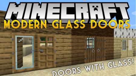  Modern Glass Doors  Minecraft 1.14