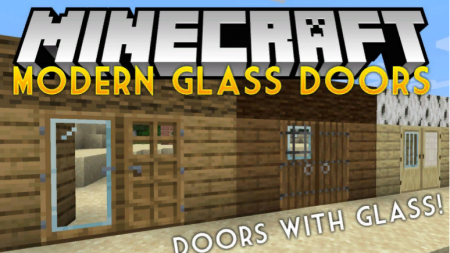  Modern Glass Doors  Minecraft 1.14.4