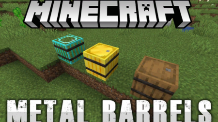  Metal Barrels  Minecraft 1.14