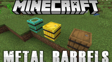  Metal Barrels  Minecraft 1.14.4