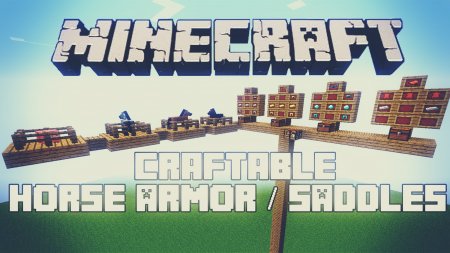  Craftable Horse Armour and Saddle  Minecraft 1.12.2