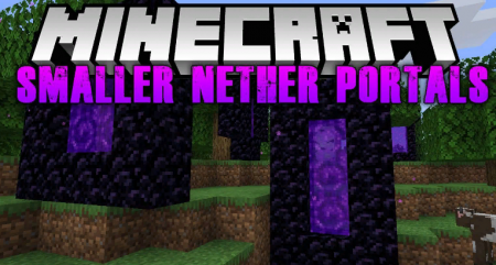  Smaller Nether Portals  Minecraft 1.12
