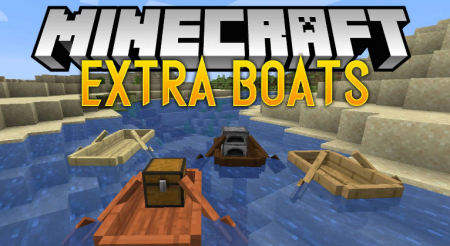  Extra Boats  Minecraft 1.14
