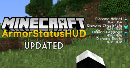  ArmorStatusHUD Updated  Minecraft 1.10.2