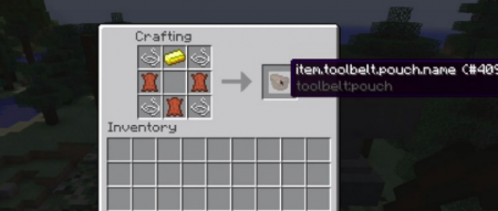  Tool Belt  Minecraft 1.15.1