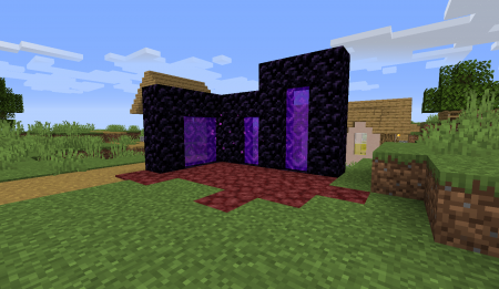  Smaller Nether Portals  Minecraft 1.15