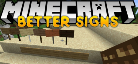  Better Signs  Minecraft 1.14.4