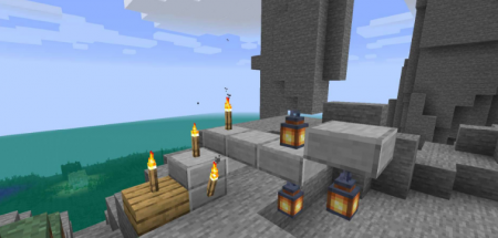  Torch Slabs  Minecraft 1.15.1