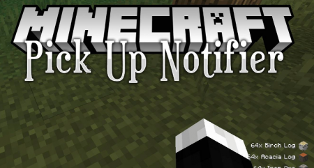  Pick Up Notifier  Minecraft 1.15