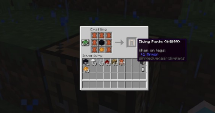  Simple Diving Gear  Minecraft 1.14