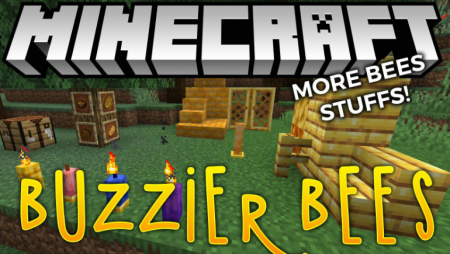  Buzzier Bees  Minecraft 1.15.2