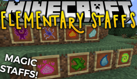  Elementary Staffs  Minecraft 1.14.4