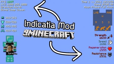  Indicatia  Minecraft 1.14.4