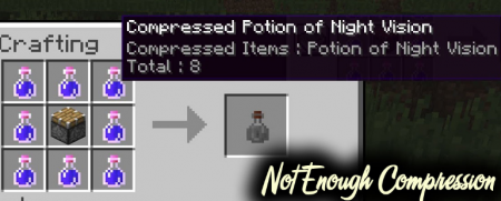  Not Enough Compression  Minecraft 1.15.2