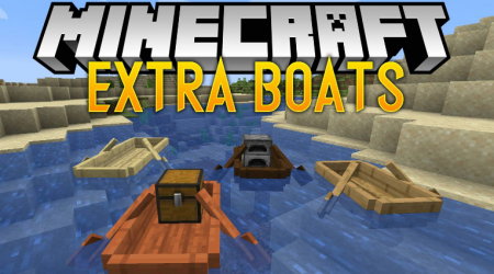  Extra Boats  Minecraft 1.15