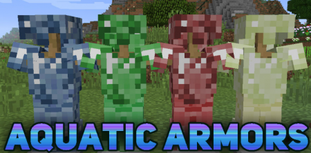  Aquatic Armors  Minecraft 1.15.2