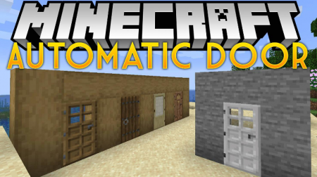  Automatic Door  Minecraft 1.16