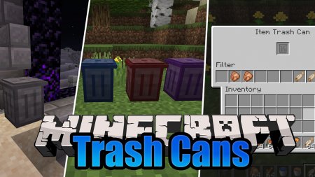 Trash Cans  Minecraft 1.16.1