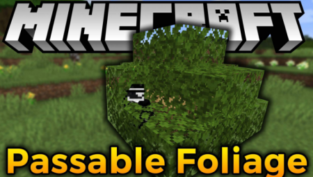  Passable Foliage  Minecraft 1.15.2