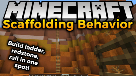  Scaffolding Behavior  Minecraft 1.16.1
