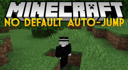  No Default Auto-Jump  Minecraft 1.16.1