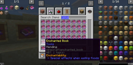  Enchantability  Minecraft 1.16