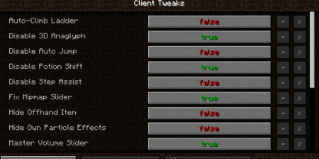  Client Tweaks  Minecraft 1.16.2