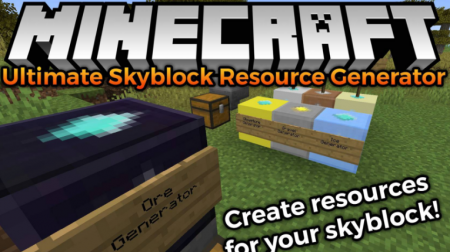  Ultimate Skyblock Resource Generator  Minecraft 1.15.2