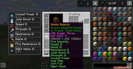  Mobile Beacon  Minecraft 1.16.2