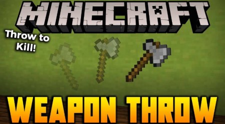  Weapon Throw  Minecraft 1.15