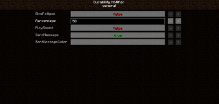  Durability Notifier  Minecraft 1.16.3