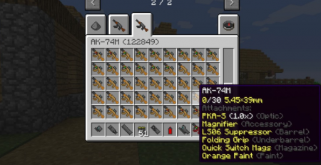  Gun Customization Infinity  Minecraft 1.16.4