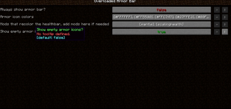  Overloaded Armor Bar  Minecraft 1.16.3