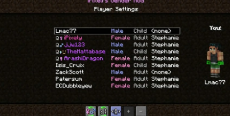  iPixelis Gender  Minecraft 1.16.3