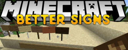  Better Signs  Minecraft 1.16.2